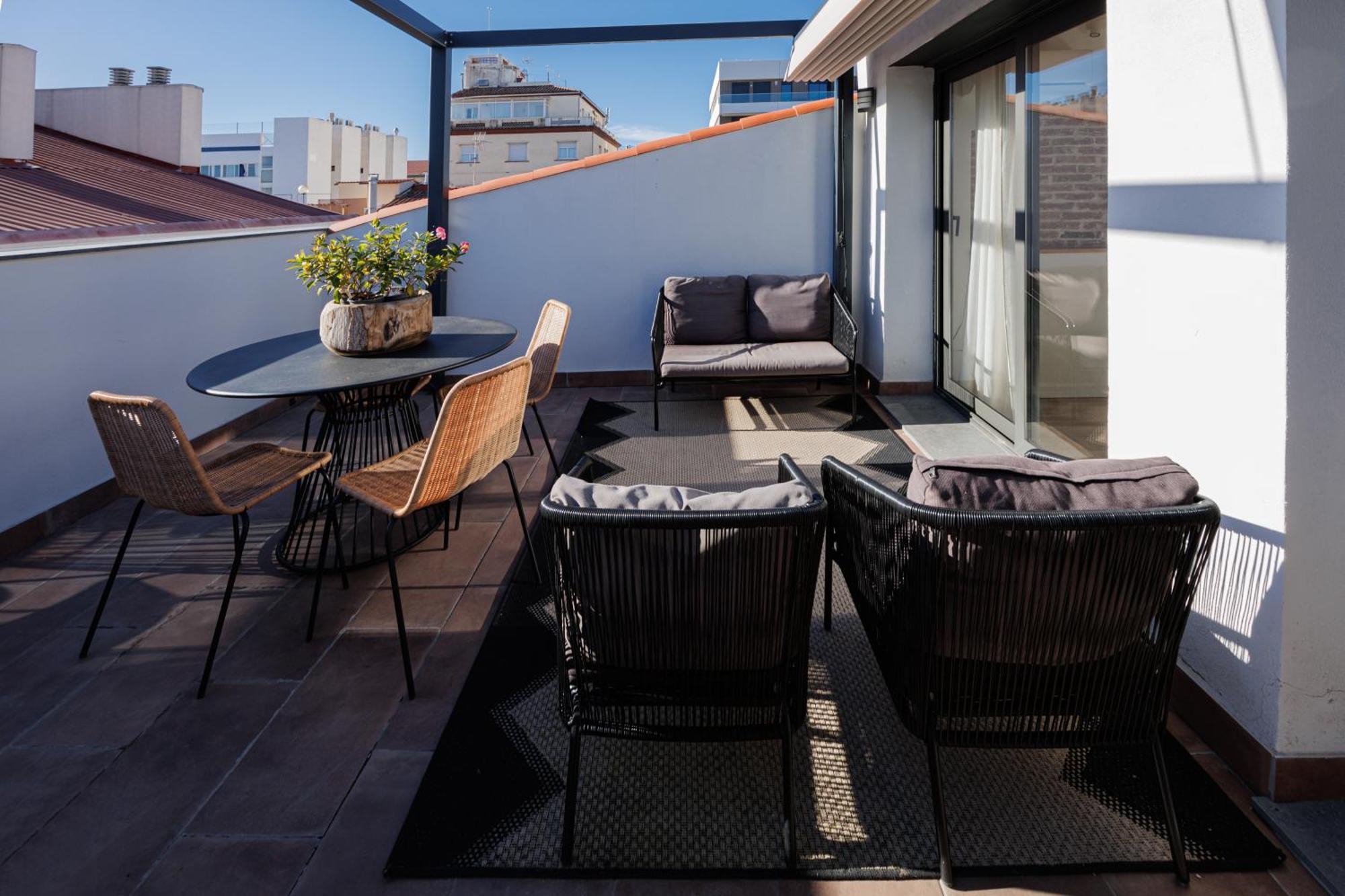 Atico Duplex Playa Area Barcelona Con Spa Exterior Montgat Exteriör bild