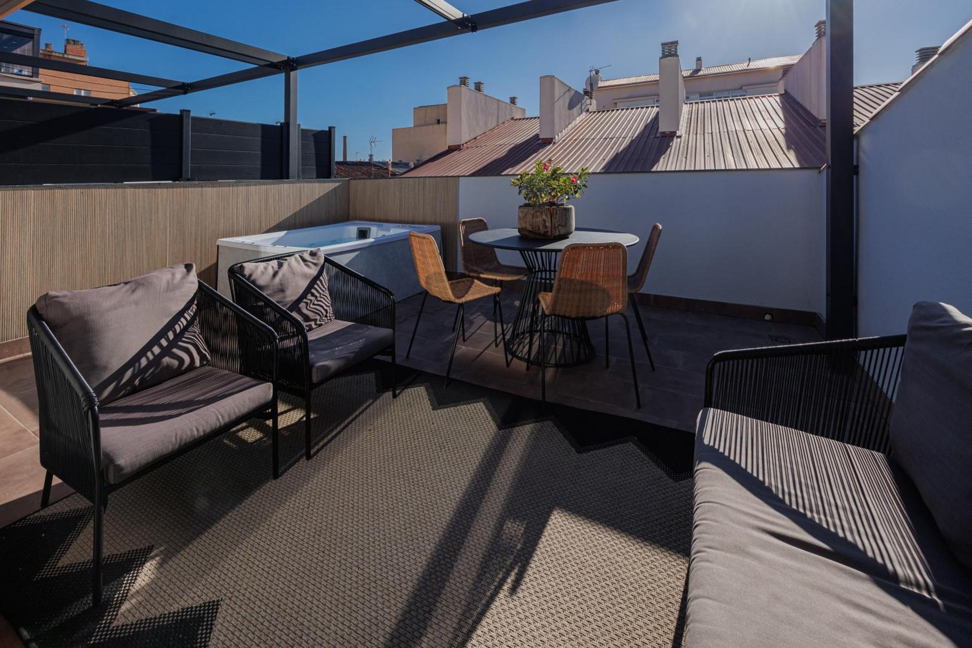 Atico Duplex Playa Area Barcelona Con Spa Exterior Montgat Exteriör bild